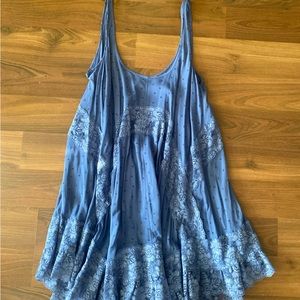 blue free people dress